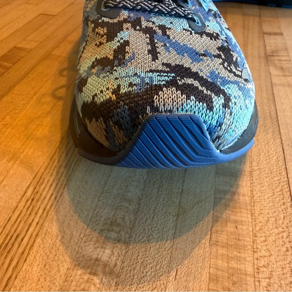 Brooks Ghost 15 Blue and Black Camo Running Shoes Men’s 9 Med/D - Picture 12 of 16